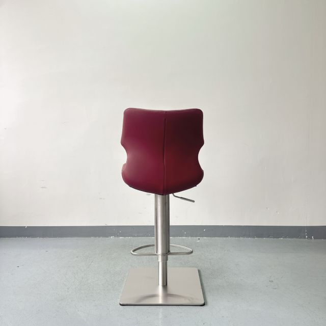 Sunrise Oriental Furniture - the Ava Faux Leather Gas Lift Bar Stool For Counter/ Kitchen Island