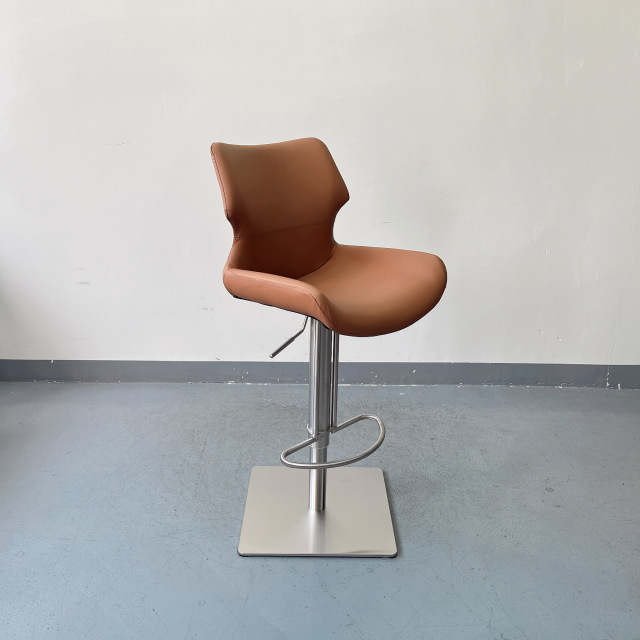 Sunrise Oriental Furniture - the Ava Faux Leather Gas Lift Bar Stool For Counter/ Kitchen Island