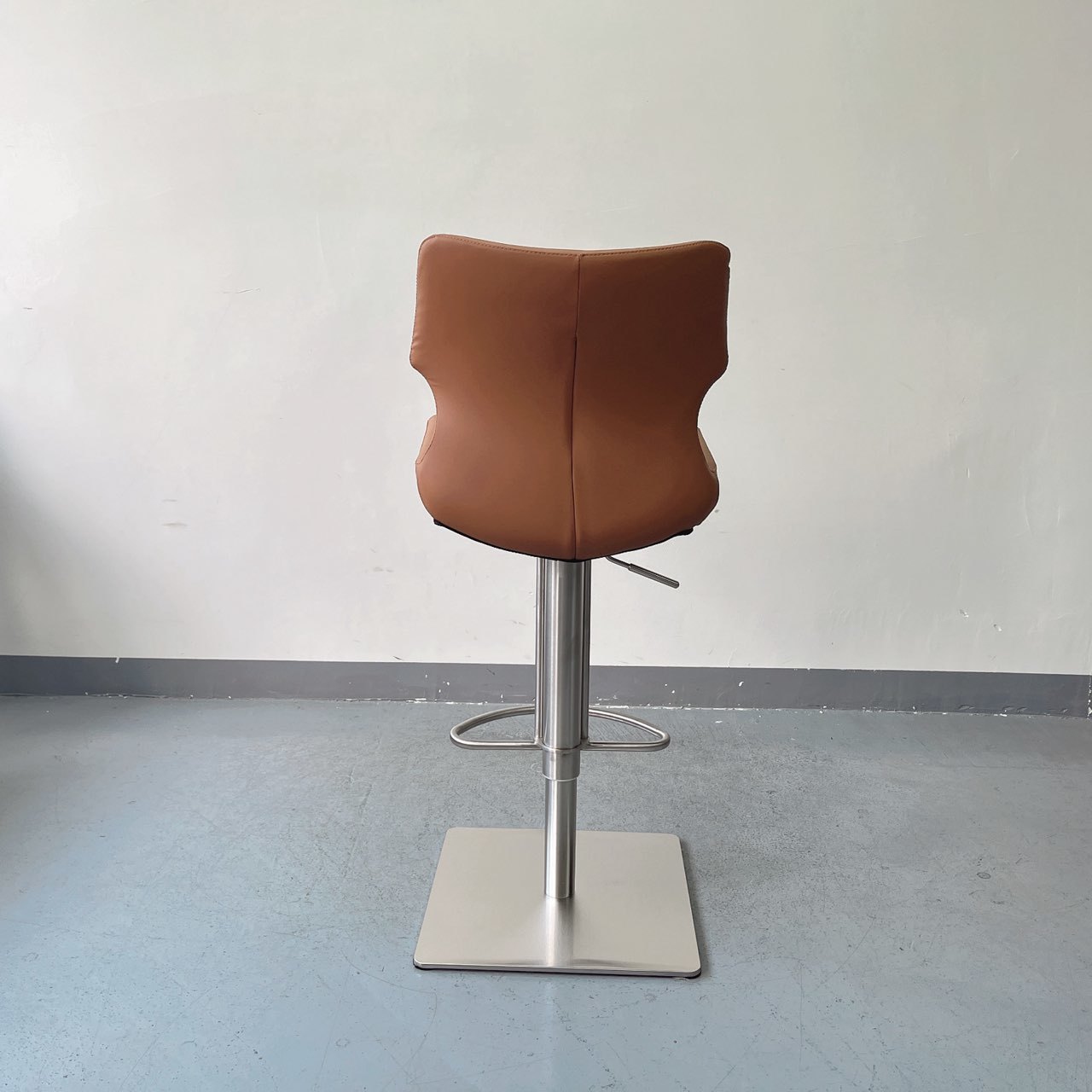 Sunrise Oriental Furniture - the Ava Faux Leather Gas Lift Bar Stool For Counter/ Kitchen Island