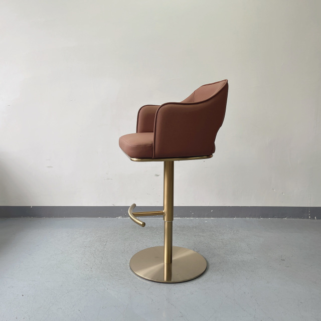 Sunrise Oriental Furniture - the Bella Adjustable Swivel Bar Stool