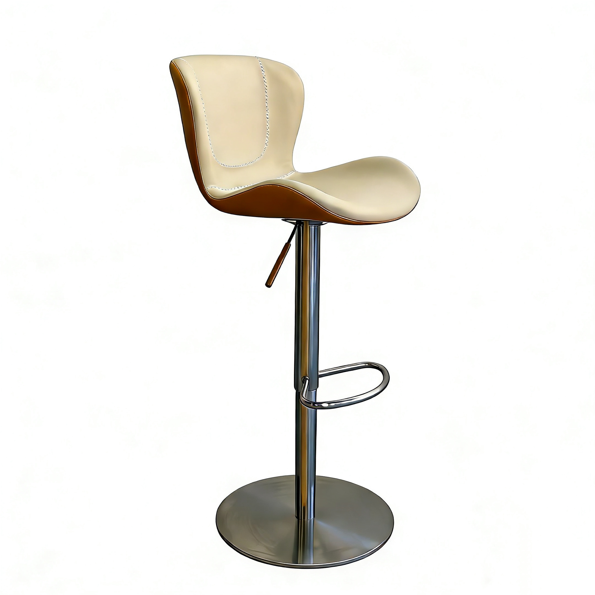 Sunrise Oriental Furniture - the Alfordson Adjustable Swivel Bar Stool with Footrest
