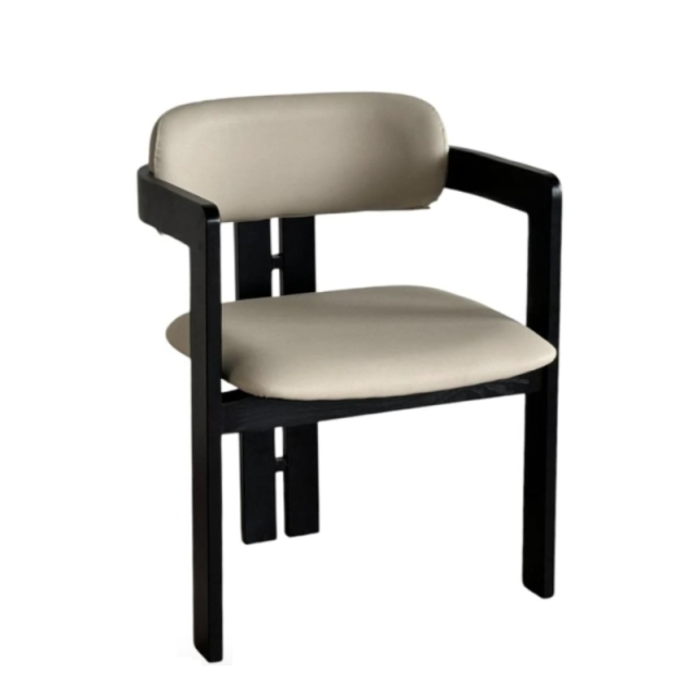 Sunrise Oriental Furniture - the Felis Dining Chair Italian Style Armchair