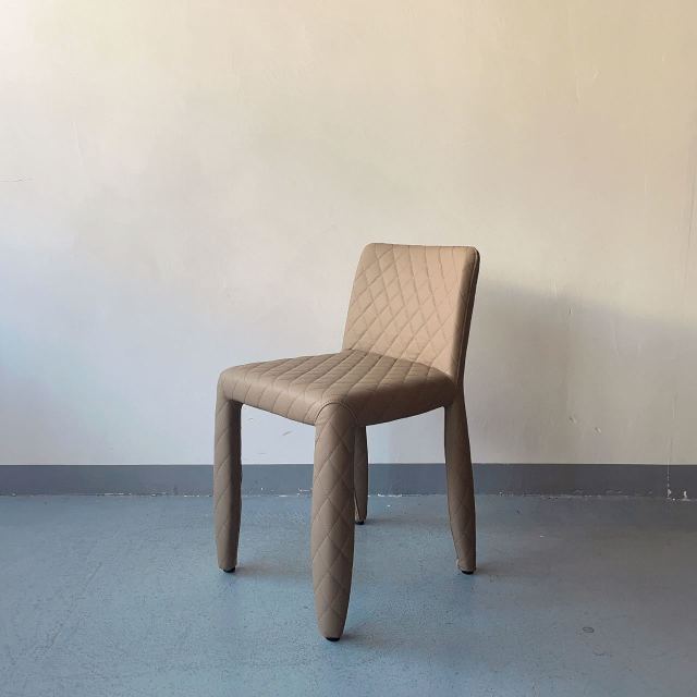 Sunrise Oriental Furniture - the Mooi Leather Casual Dining Chair (Armless Version)
