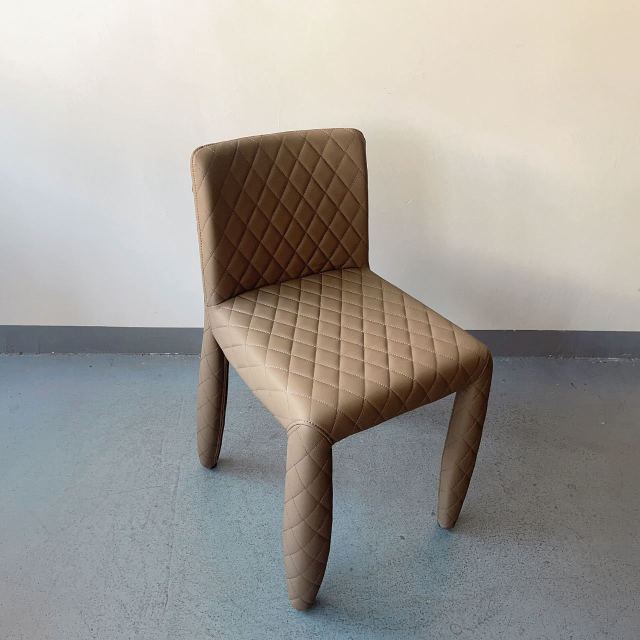 Sunrise Oriental Furniture - the Mooi Leather Casual Dining Chair (Armless Version)