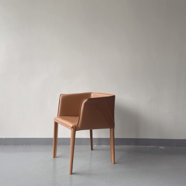 Sunrise Oriental Furniture - the EMPO Modern Leather Dining Chair