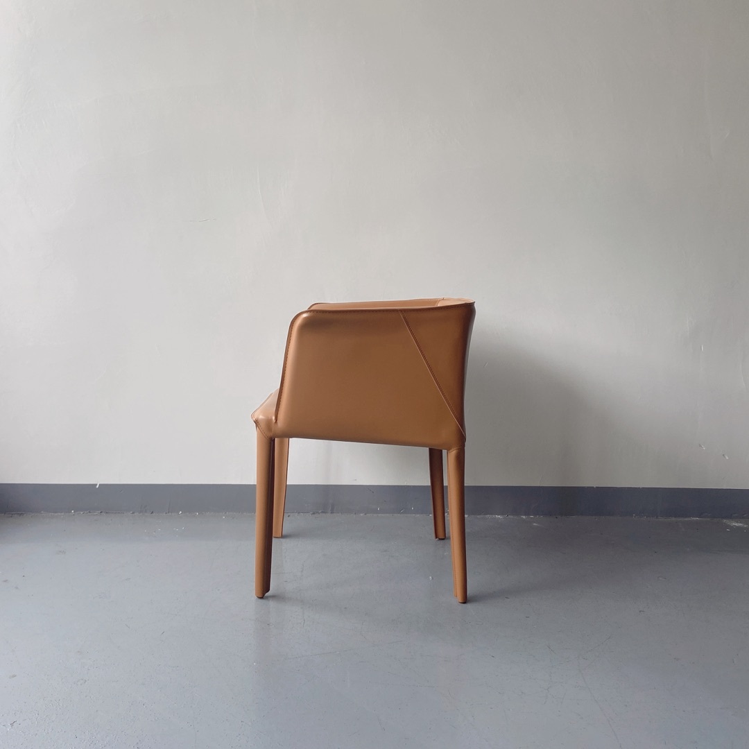 Sunrise Oriental Furniture - the EMPO Modern Leather Dining Chair