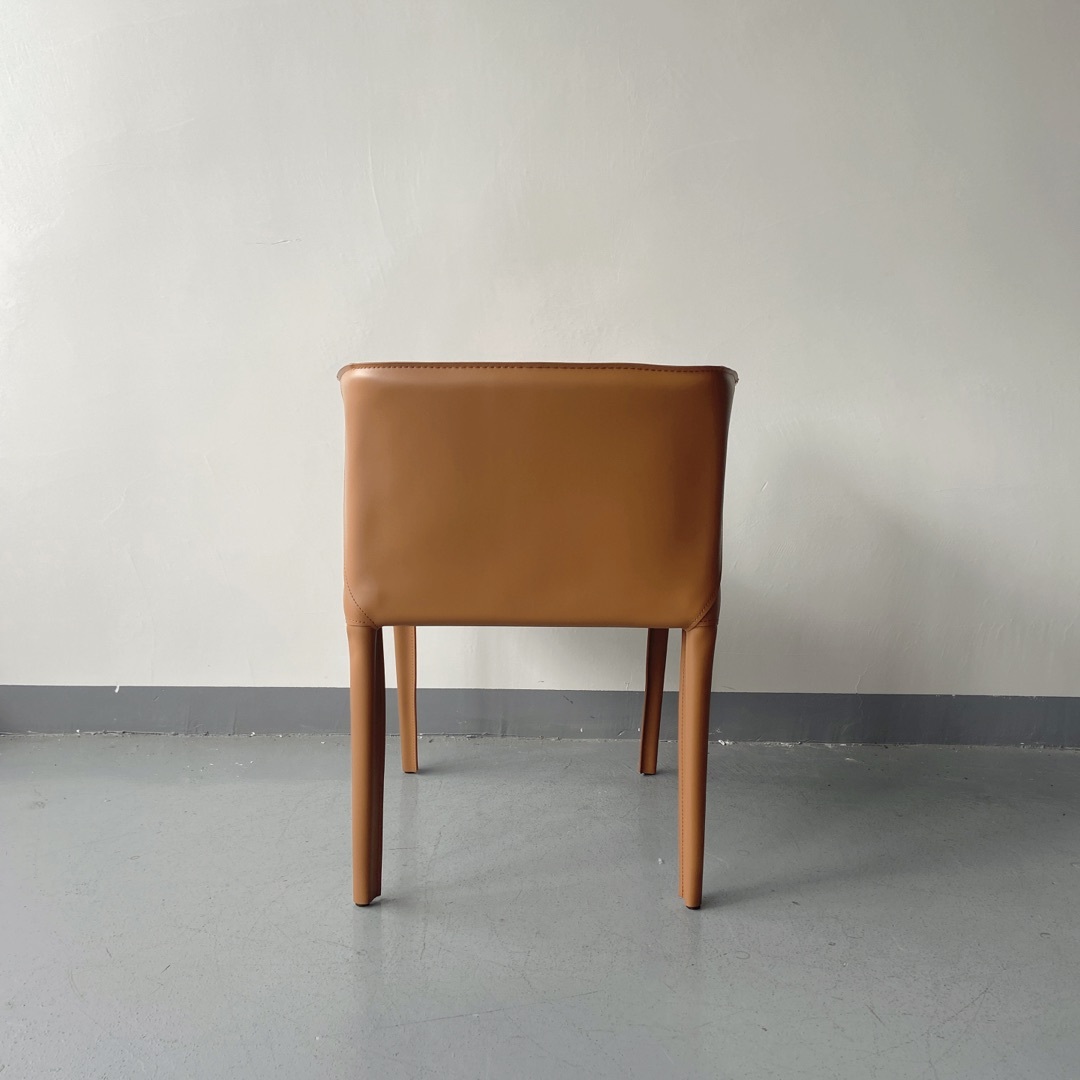 Sunrise Oriental Furniture - the EMPO Modern Leather Dining Chair
