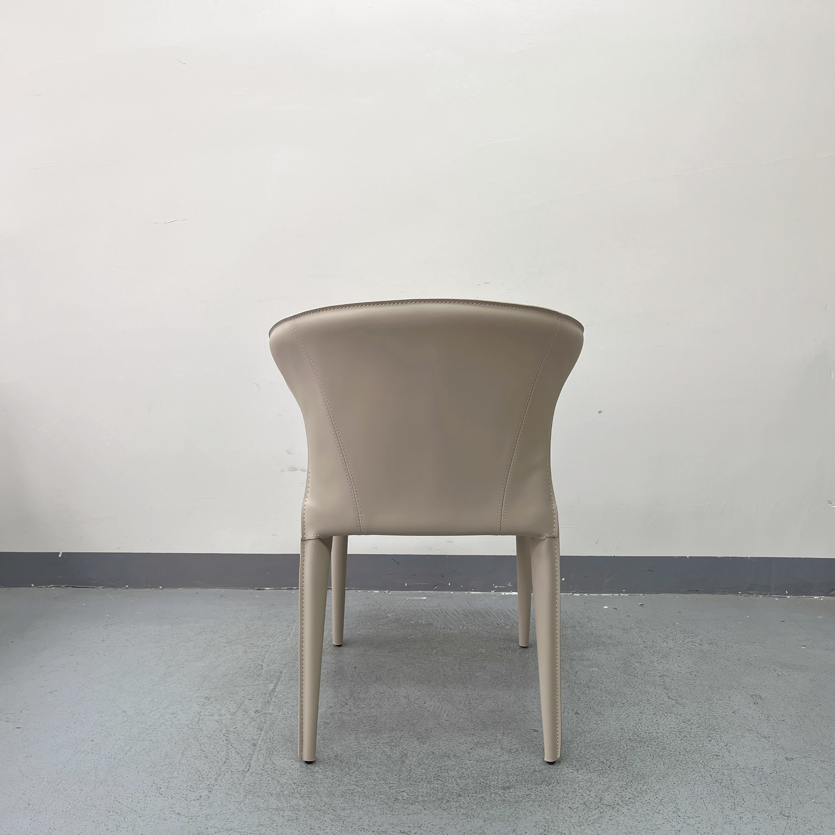 Sunrise Oriental Furniture - the Gess Saddle Leather Dining Chair