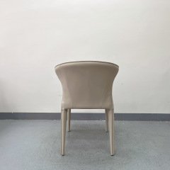 Sunrise Oriental Furniture - the Gess Saddle Leather Dining Chair