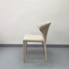 Sunrise Oriental Furniture - the Gess Saddle Leather Dining Chair