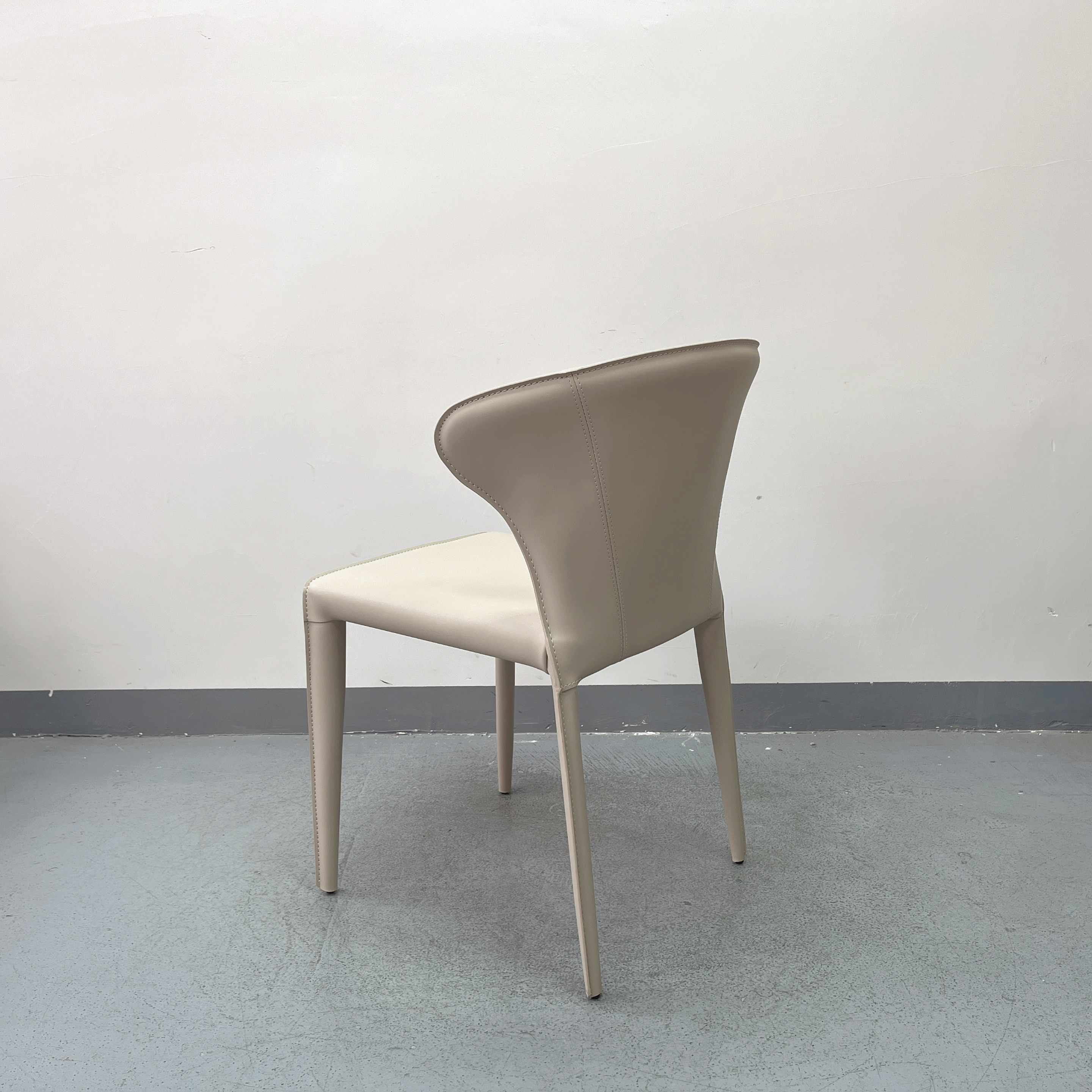Sunrise Oriental Furniture - the Gess Saddle Leather Dining Chair