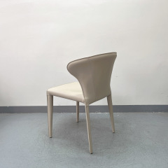Sunrise Oriental Furniture - the Gess Saddle Leather Dining Chair