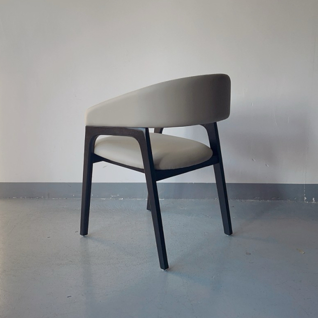 Sunrise Oriental Furniture - the Cali Modern Leather Dining Chair