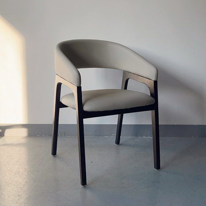 Sunrise Oriental Furniture - the Cali Modern Leather Dining Chair