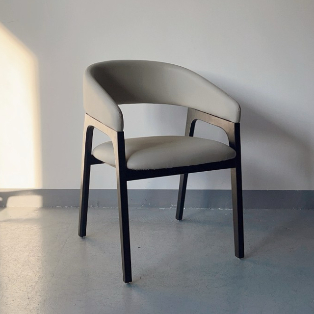 Sunrise Oriental Furniture - the Cali Modern Leather Dining Chair