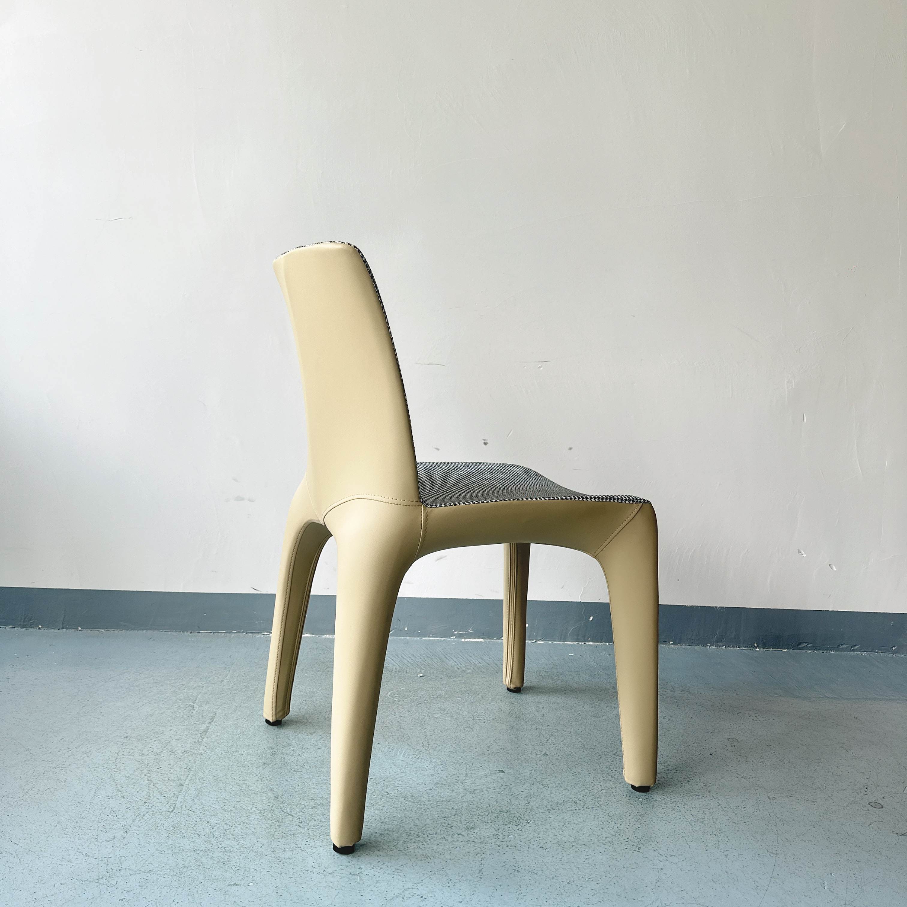 Sunrise Oriental Furniture - the Nele Leather Dining Chair