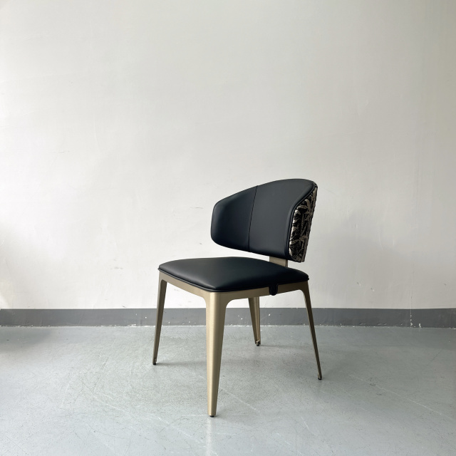 Sunrise Oriental Furniture - the Sybilla Beige Leather Dining Chair