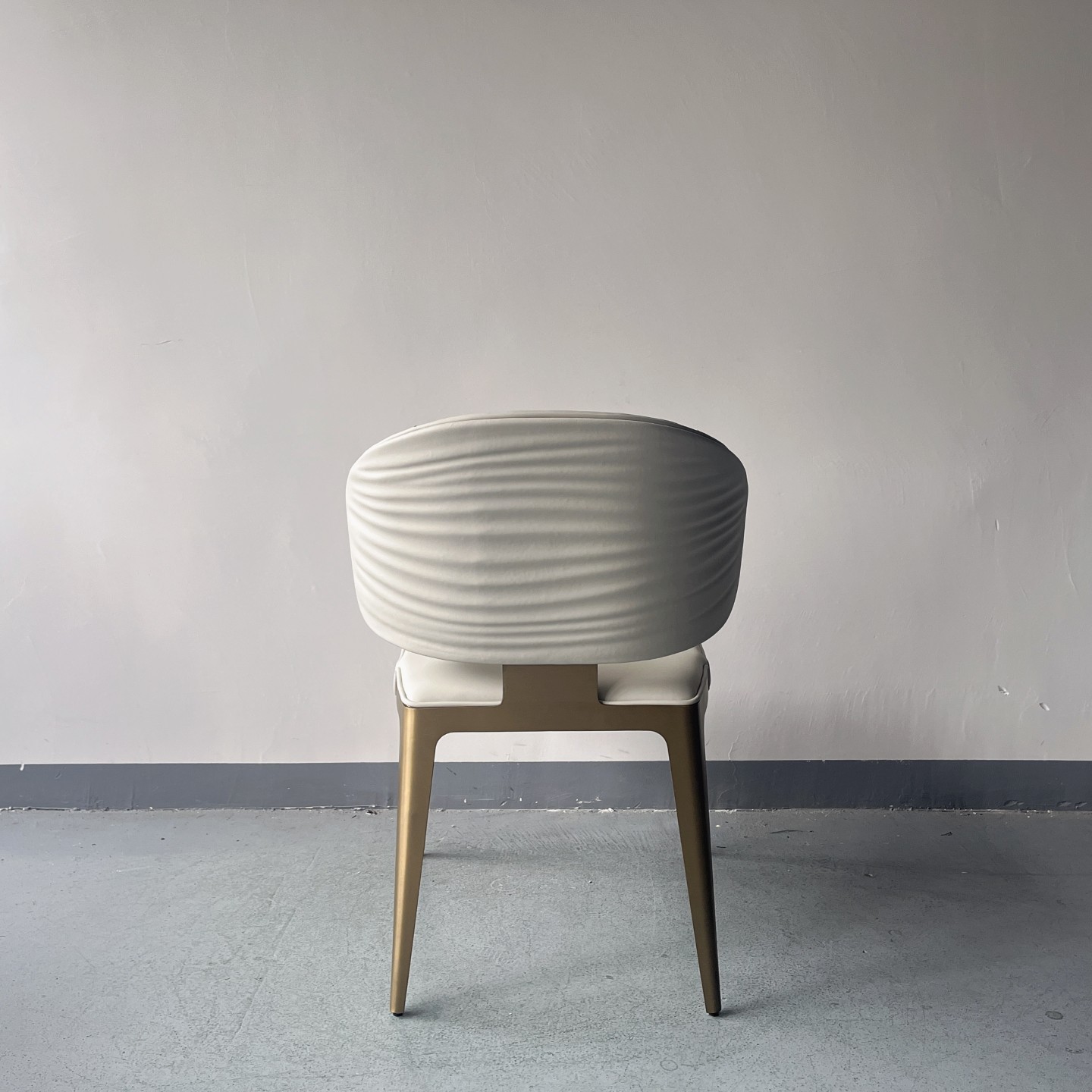 Sunrise Oriental Furniture - the Sybilla Beige Leather Dining Chair