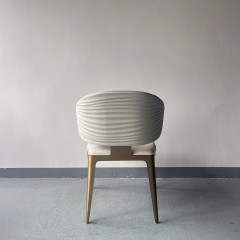 Sunrise Oriental Furniture - the Sybilla Beige Leather Dining Chair