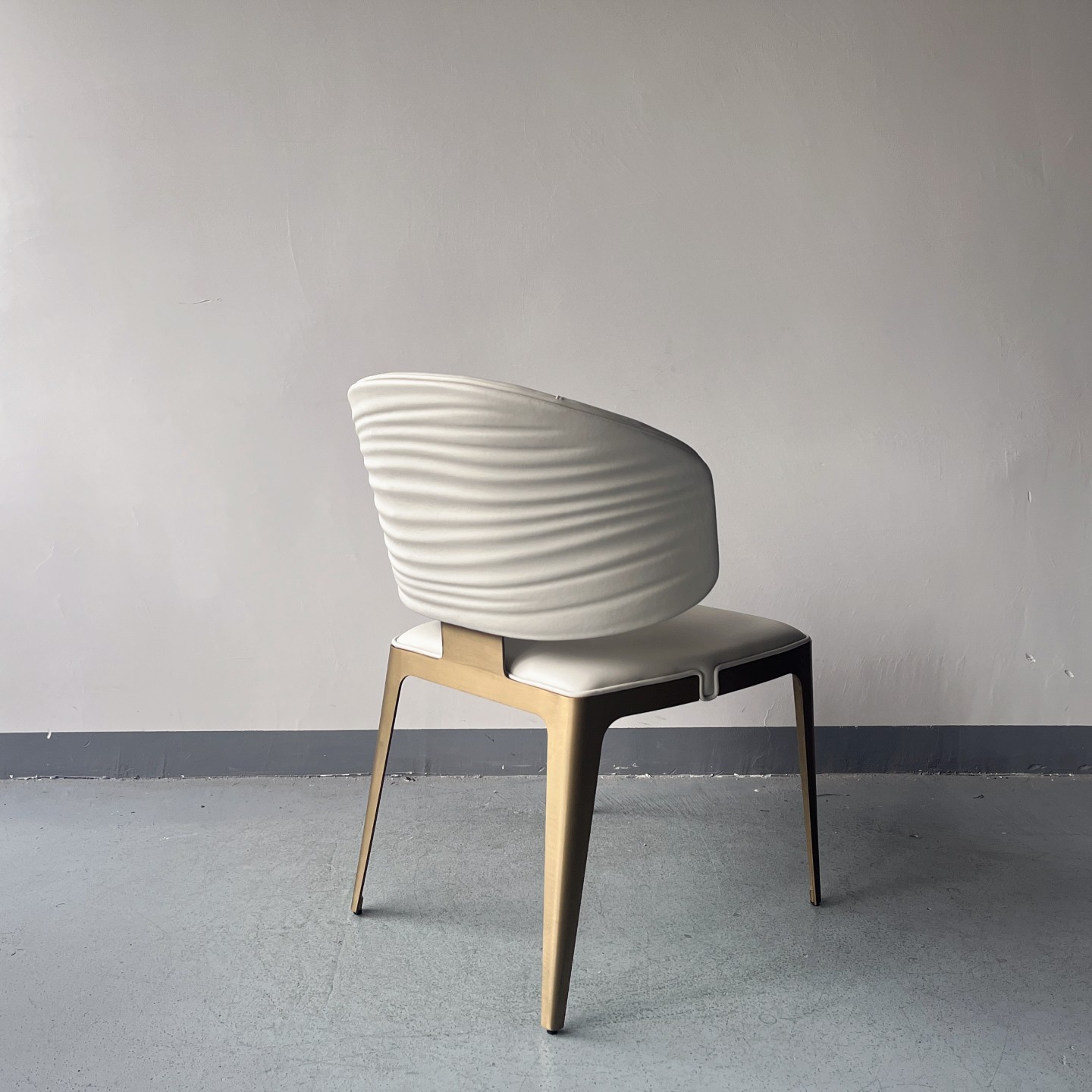 Sunrise Oriental Furniture - the Sybilla Beige Leather Dining Chair