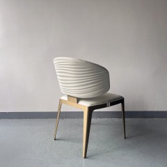 Sunrise Oriental Furniture - the Sybilla Beige Leather Dining Chair