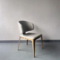 Sunrise Oriental Furniture - the Sybilla Beige Leather Dining Chair