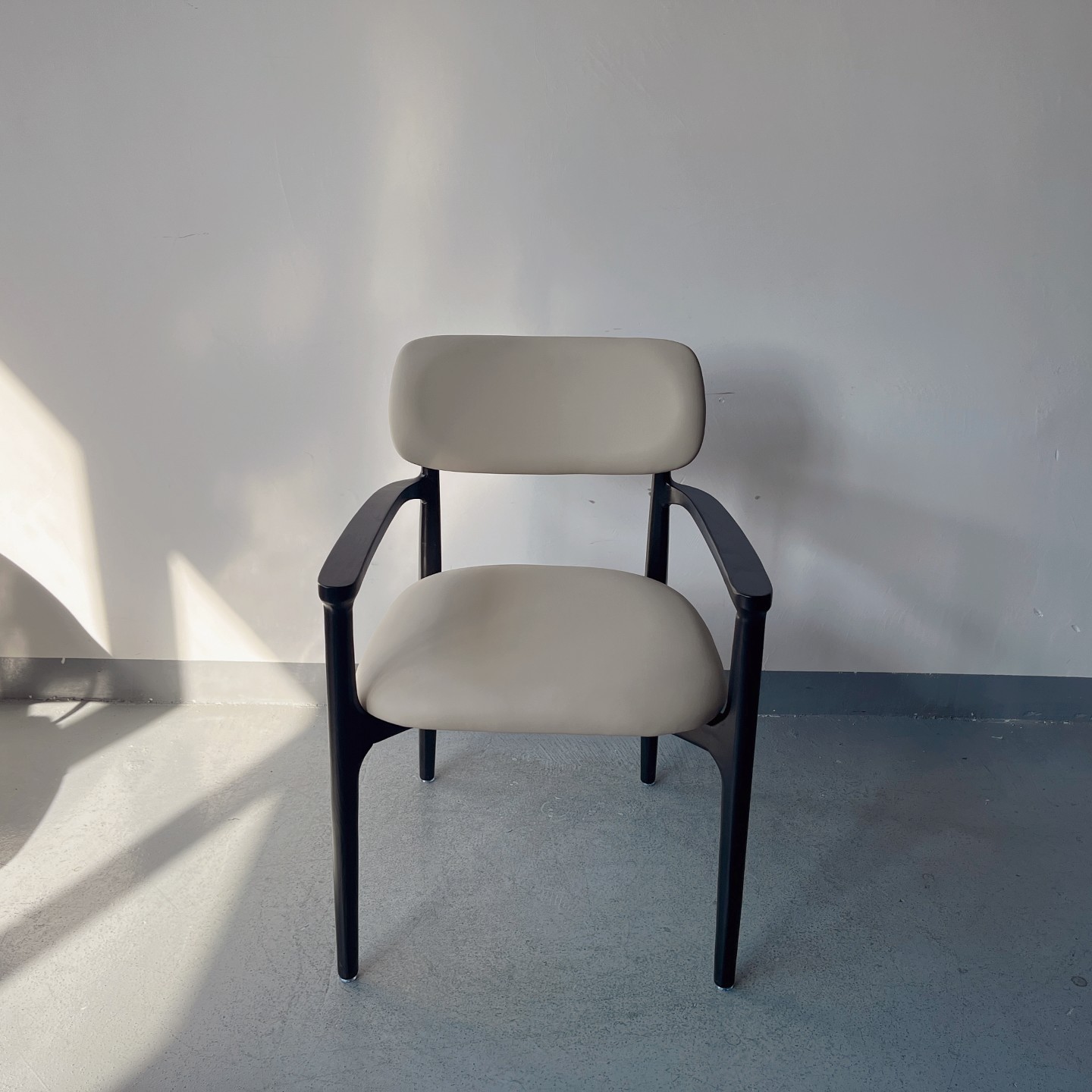 Sunrise Oriental Furniture - the CURVE Dining Chair with Armrest