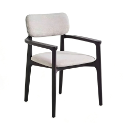 Sunrise Oriental Furniture - the CURVE Dining Chair with Armrest