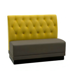 SOF Button-tufted Back Restaurant Booth Seating