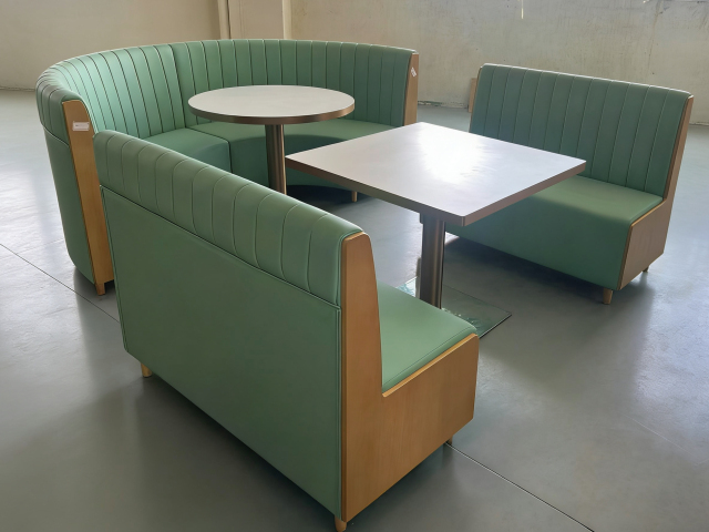 package solution restaurant solid wood sofa commercial cafe dessert cake shop restaurant seating booth chair for sale
