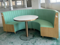 package solution restaurant solid wood sofa commercial cafe dessert cake shop restaurant seating booth chair for sale