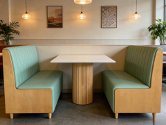 package solution restaurant solid wood sofa commercial cafe dessert cake shop restaurant seating booth chair for sale