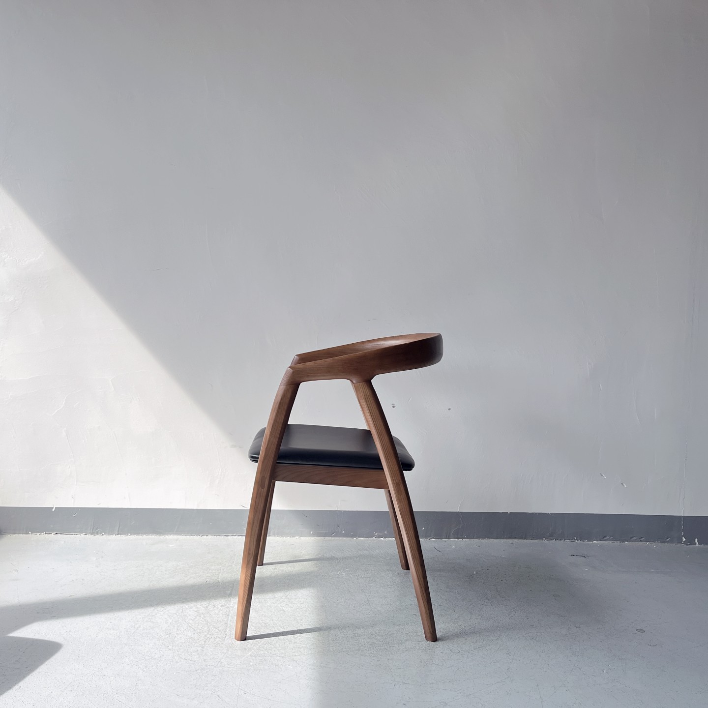 Sunrise Oriental Furniture - the Palmer Dining Chair Black Ash Wood