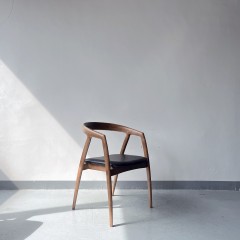 Sunrise Oriental Furniture - the Palmer Dining Chair Black Ash Wood