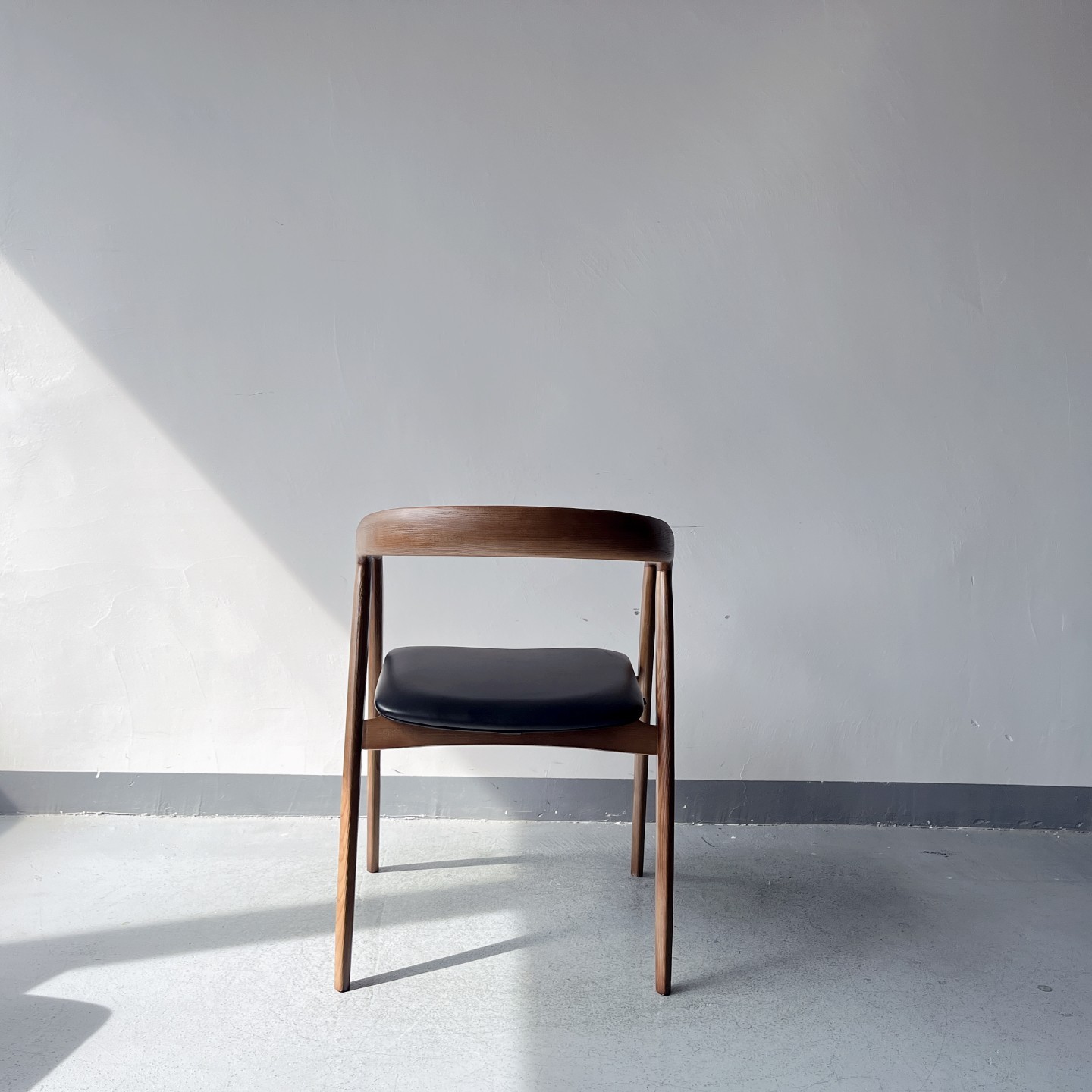 Sunrise Oriental Furniture - the Palmer Dining Chair Black Ash Wood