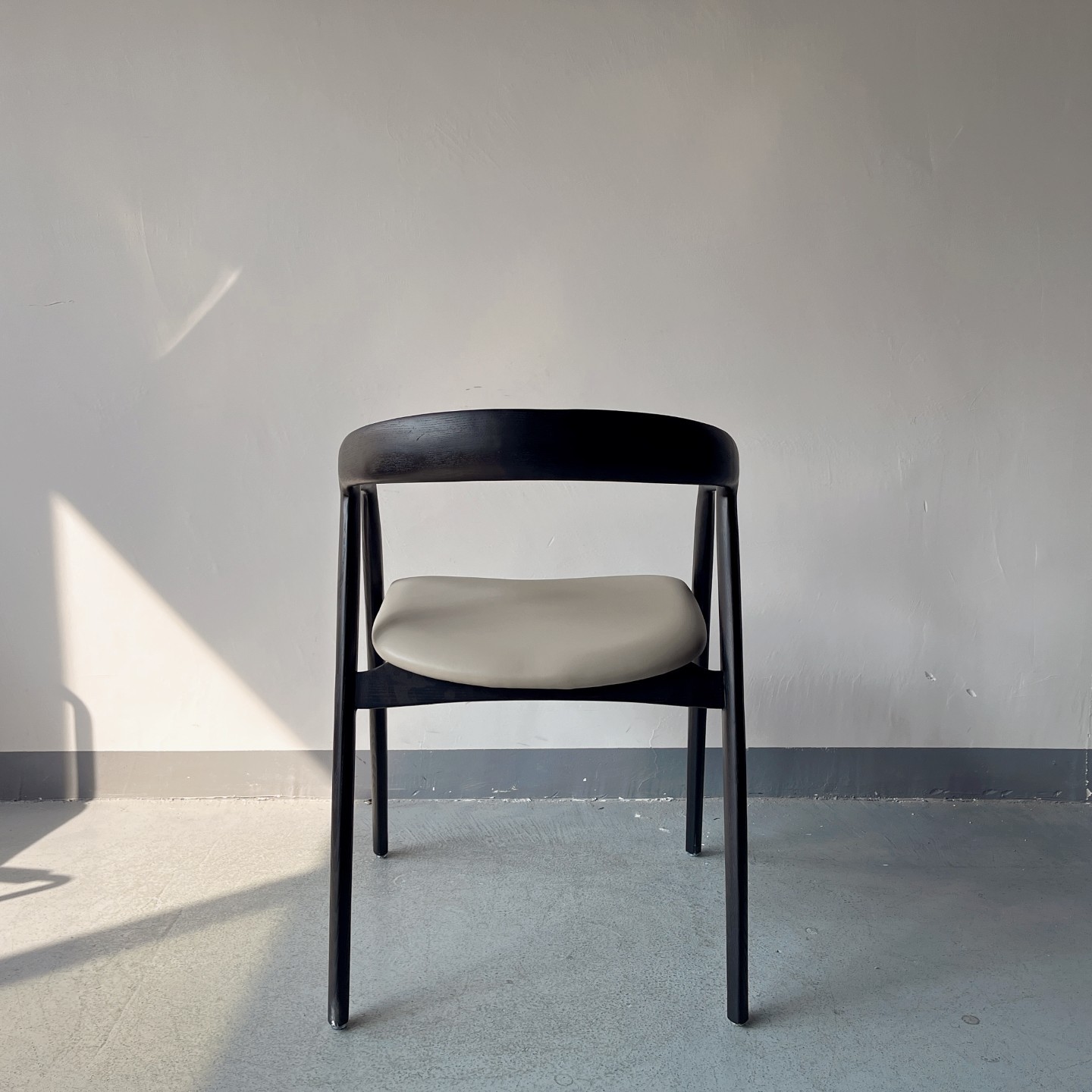 Sunrise Oriental Furniture - the Palmer Dining Chair Black Ash Wood