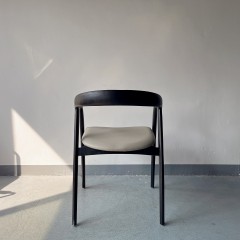 Sunrise Oriental Furniture - the Palmer Dining Chair Black Ash Wood