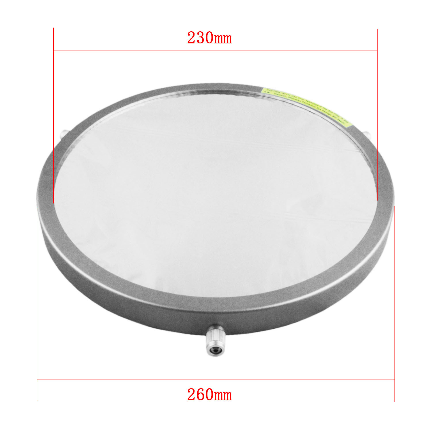 Astromania Deluxe Solar Filter 260mm Adjustable Metal Cap for Telescope Tubes with Outer Diameter 220 to 252mm Aperture 230mm