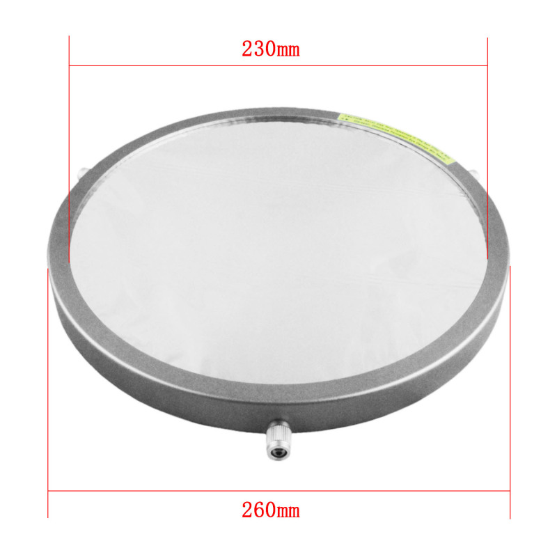 Astromania Deluxe Solar Filter 260mm Adjustable Metal Cap for Telescope Tubes with Outer Diameter 220 to 252mm Aperture 230mm