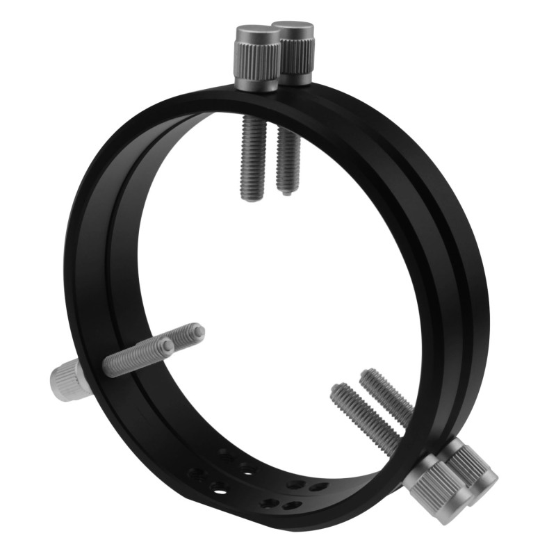 Astromania Adjustable Guiding Scope Rings 127 mm inside diameter (pair) - for Telescope Tube diameter or finders 70 to 120mm