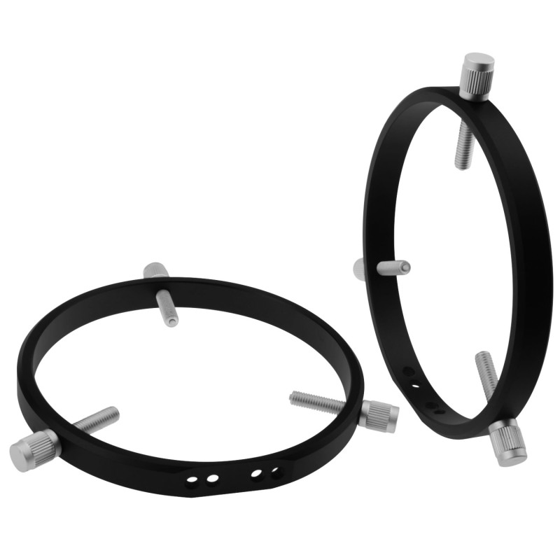 Astromania Adjustable Guiding Scope Rings 152 mm inside diameter (pair) - for Telescope Tube diameter or finders 95 to 150mm