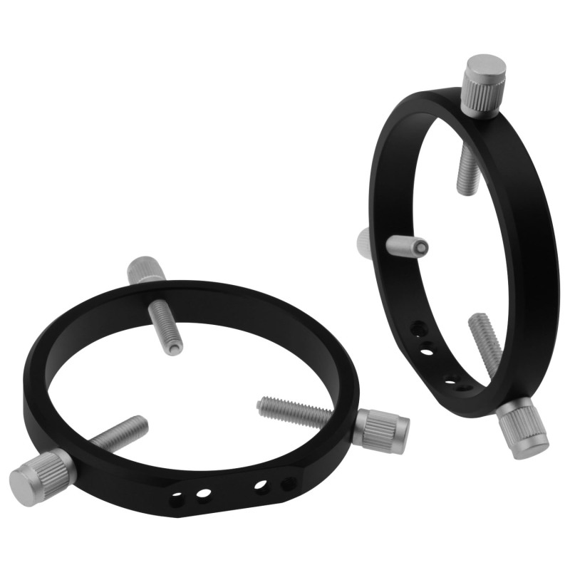 Astromania Adjustable Guiding Scope Rings 102 mm inside diameter (pair) - for Telescope Tube diameter or finders 48 to 100mm