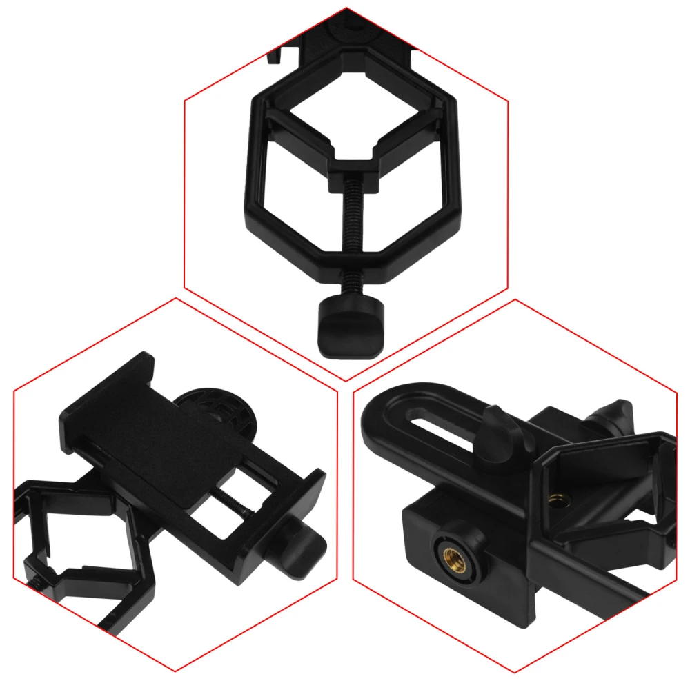 Telescope Cell Phone Adapter Mount,universal Compatible Binocular Monocular Spotting Telescope