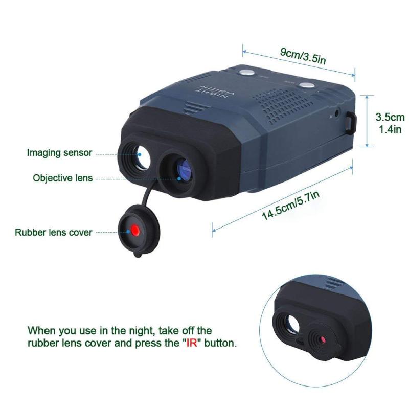 Astromania Portable Digital Night Vision Monocular New Optics Records Video Image with Micro Sd Card