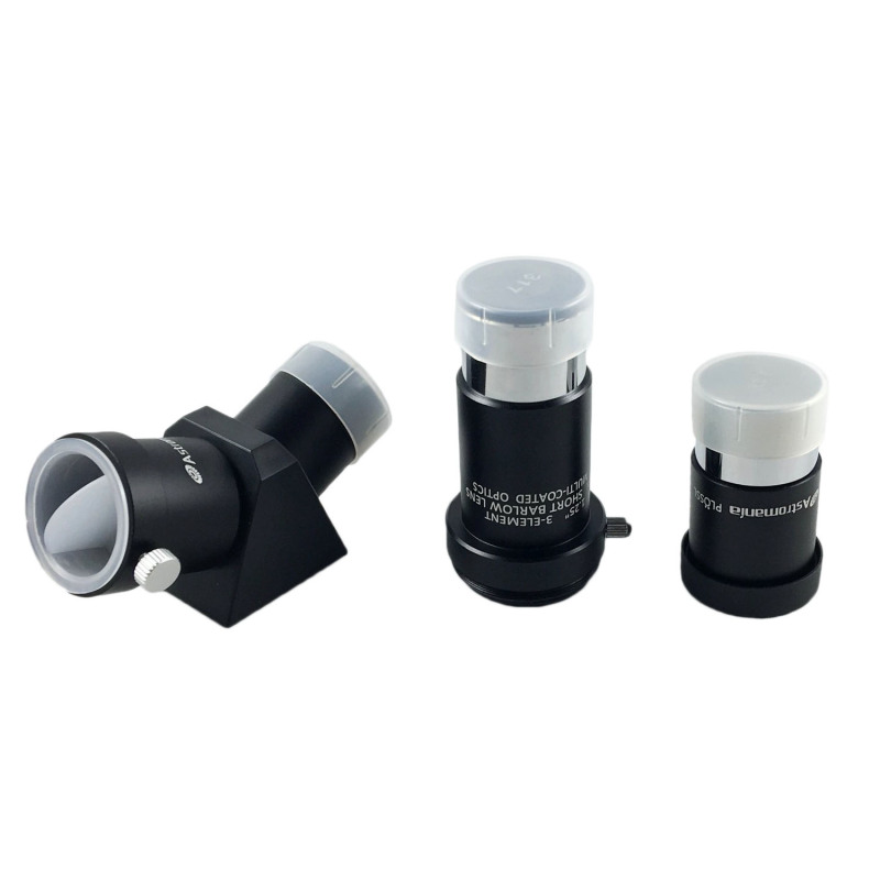 Astromania Dust Caps Set for 1.25&quot; Telescope Eyepieces or Other Accessories - 5 dust caps and 5 dust plugs, Brand New