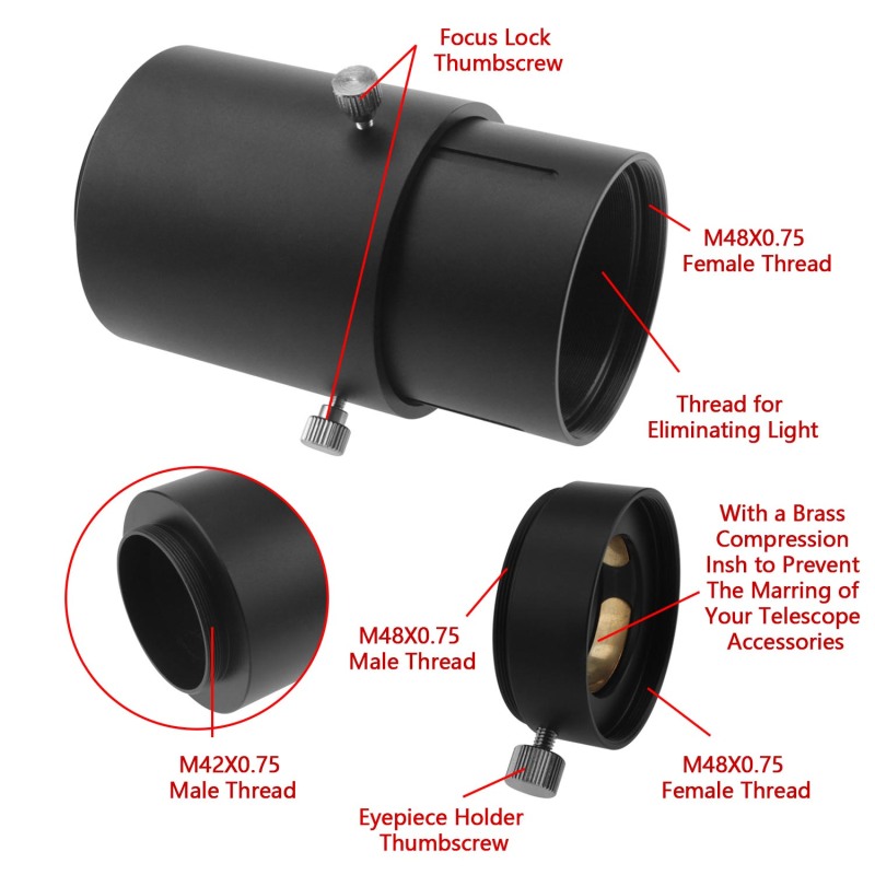 Astromania 2&quot; Variable Universal Camera Adapter