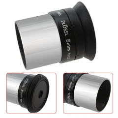 Astromania 1.25" 8mm Plossl Telescope Eyepiece - 4-element Plossl Design - Threaded for Standard 1.25inch Astronomy Filters