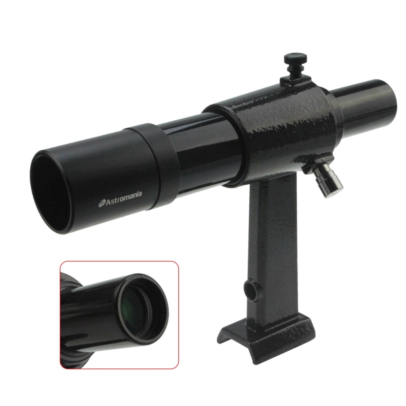 Astromania 6x30 Finder Scope, Black - allowing many astronomical objects to become visible to your eyes