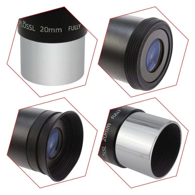 Astromania 1.25&quot; 20mm Plossl Telescope Eyepiece - 4-element Plossl Design - Threaded for Standard 1.25inch Astronomy Filters