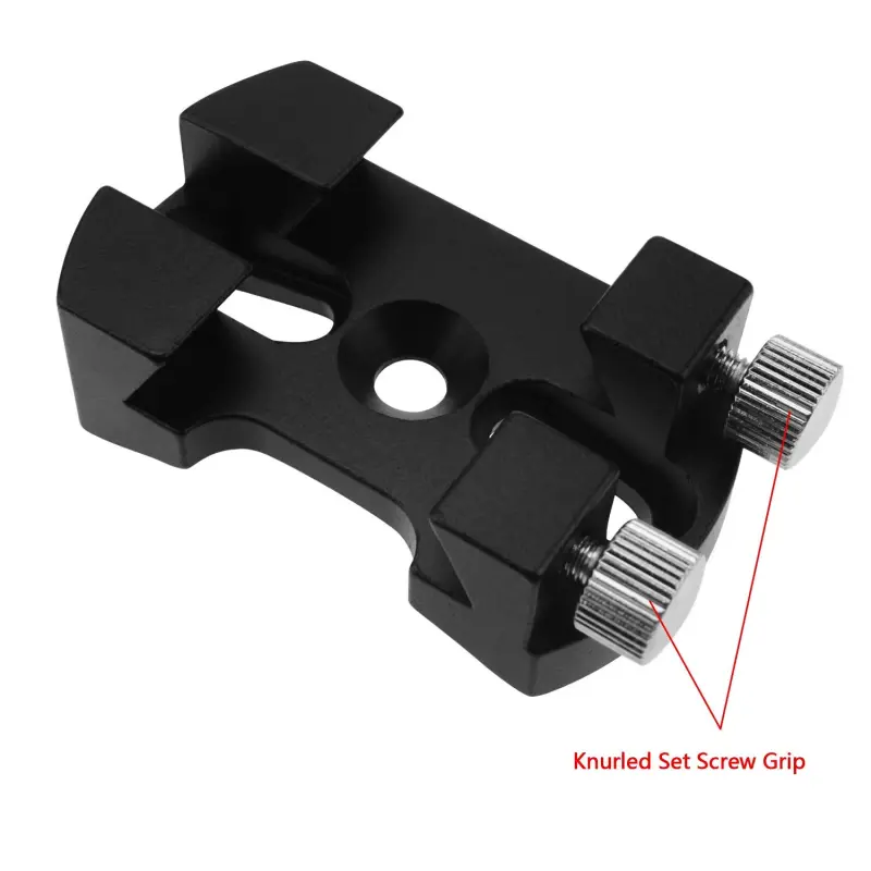 Astromania Universal Quick Release Finder Shoe Base for Schmidt Cassegrains and Other Telescope 130-400mm Diameter